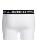 3 Pack Sense Boxer - Grey/black/white
