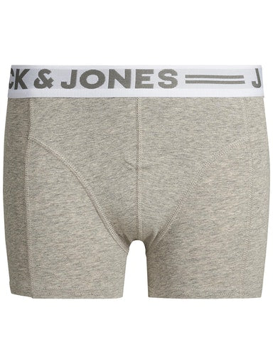 3 Pack Sense Boxer - Grey/black/white