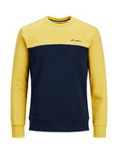 Pipe Crew Neck Sweater - Spicy Mustard