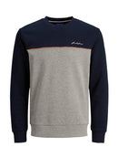 Pipe Crew Neck Sweater - Navy Blazer