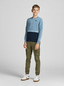Field Crew Neck Sweater - China Blue
