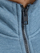 Field High Neck Sweater - China Blue