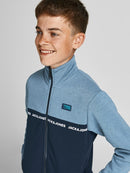 Field High Neck Sweater - China Blue