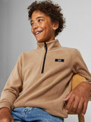 Classic 1/2 Zip Sweater - Tannin