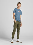 Field Logo T-shirt - China Blue