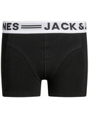 3 Pack Sense Boxer - Black
