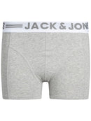 3 Pack Sense Boxer - Grey/black/white