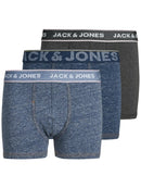 3 Pack Denim Boxer - Navy/grey/blue