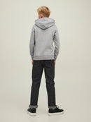 Comrade Logo Hoodie - Light Grey Melange