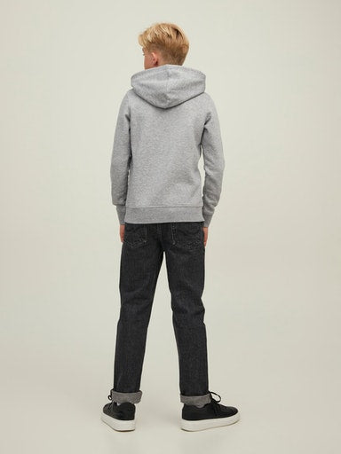 Comrade Logo Hoodie - Light Grey Melange