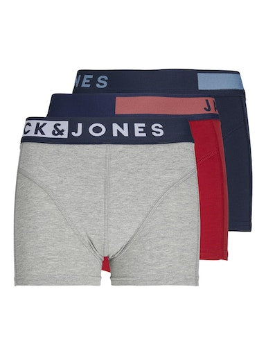 Denver 3 Pack Trunks - Light Grey Melange