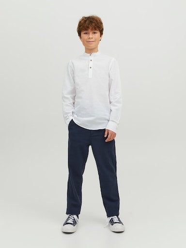 Summer Half Planket Shirt - White