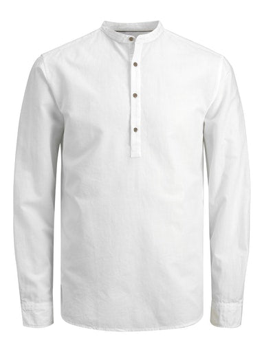 Summer Half Planket Shirt - White