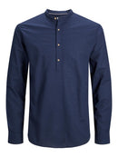 Summer Half Planket Shirt - Navy Blazer