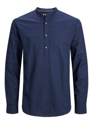 Summer Half Planket Shirt - Navy Blazer