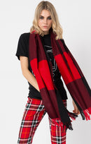 Jana Scarf - Red/black