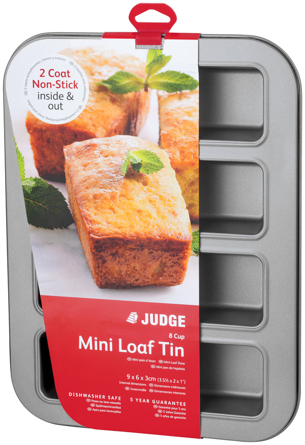 Non-Stick 8-Cup Mini Loaf Tin