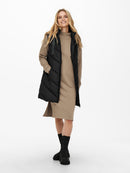 Skylar Padded Hooded Gilet - Black