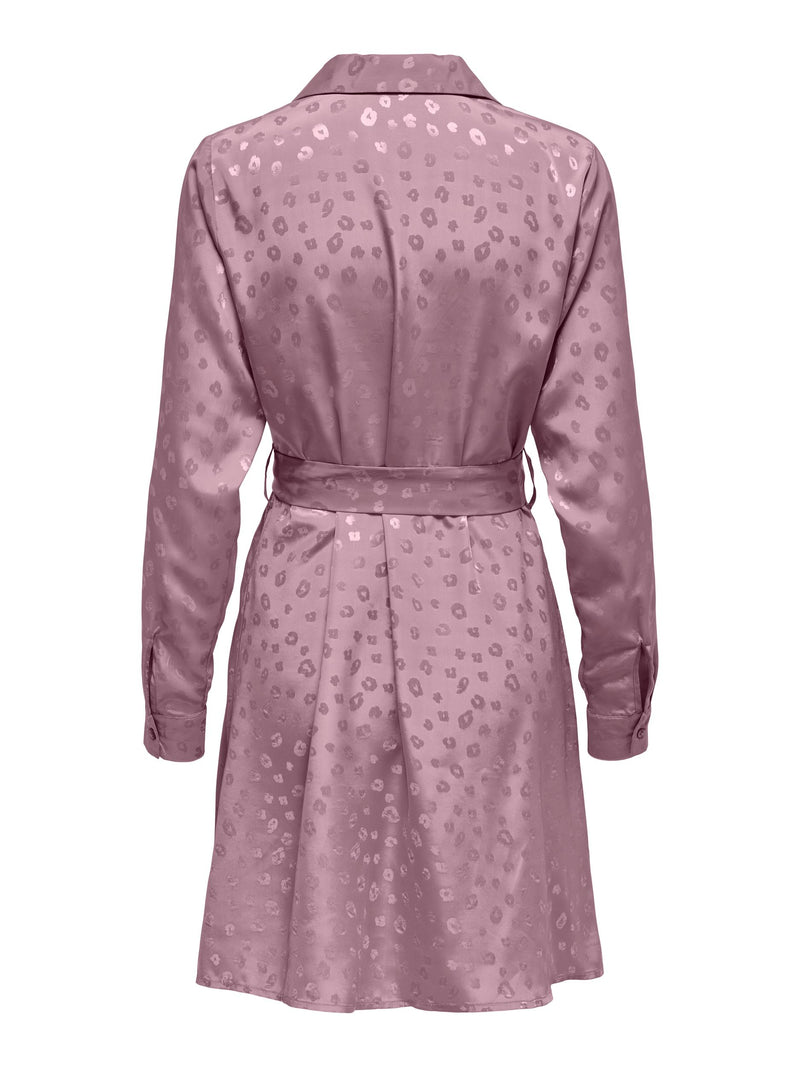 Diffi Long Sleeve Dress - Mauve Shadows