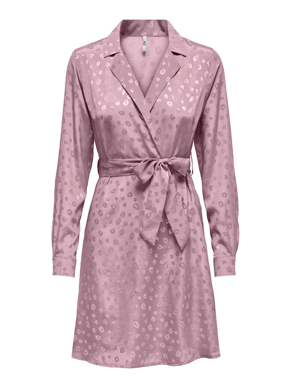 Diffi Long Sleeve Dress - Mauve Shadows