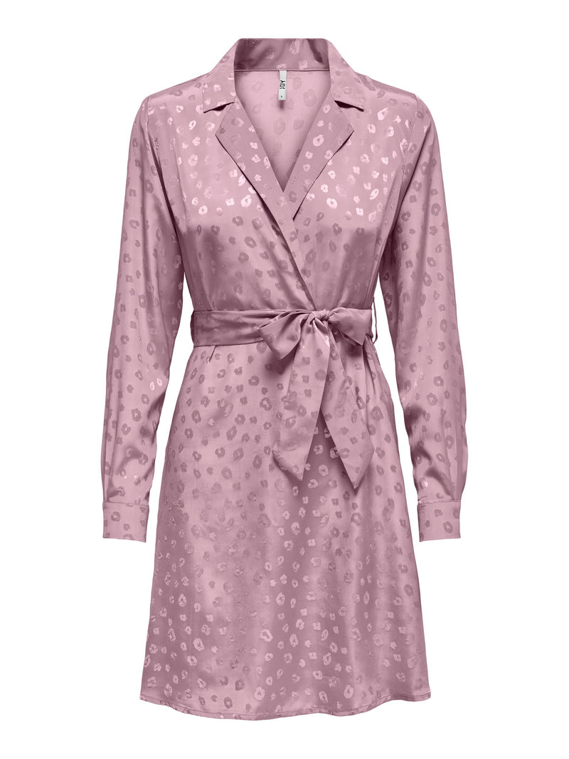 Diffi Long Sleeve Dress - Mauve Shadows
