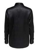 Fifi Long Sleeve Oversized Shirt - Black