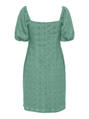 Willow Bow Cutting Dress - Granite Green