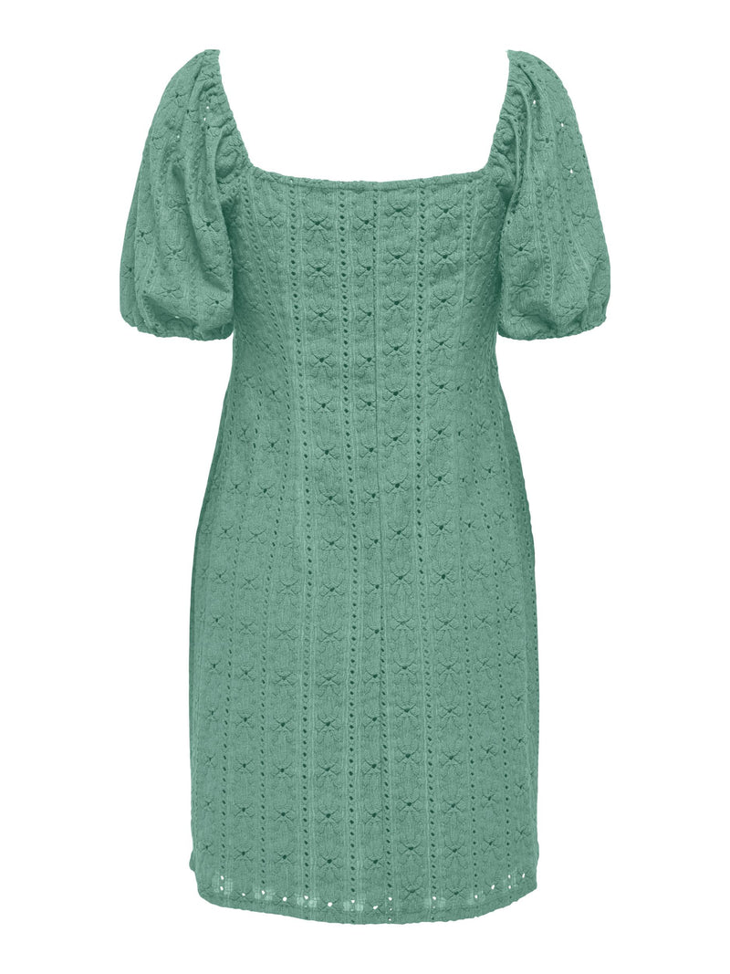 Willow Bow Cutting Dress - Granite Green