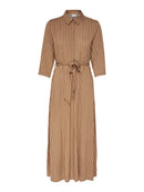 Starr Life Maxi Dress - Sandshell Stripe