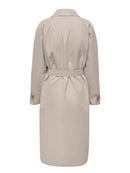 Panther Oversized Trench Coat - Chateau Gray