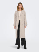 Panther Oversized Trench Coat - Chateau Gray
