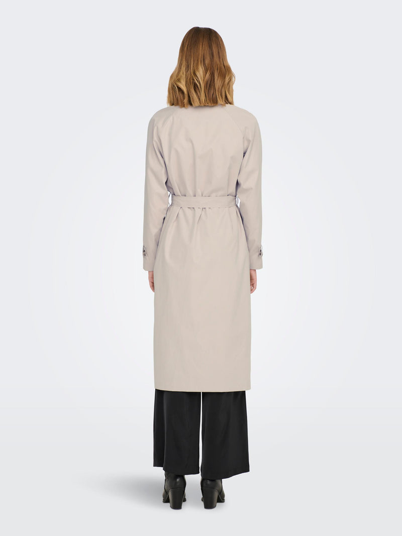 Panther Oversized Trench Coat - Chateau Gray