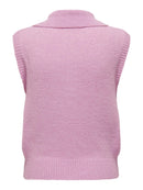 Smilla V Neck Sleeveless Jumper - Lilac Sachet