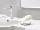 Slim Compact Soap Dish White/Grey