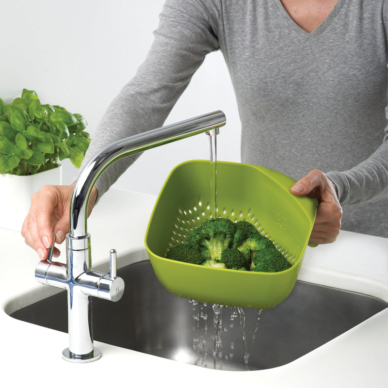 Square Colander - Green
