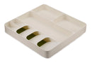 DrawerStore Cutlery Utensil Gadget Organiser-Green/White