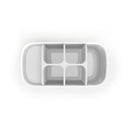 Easystore Large White Tootbrush Caddy
