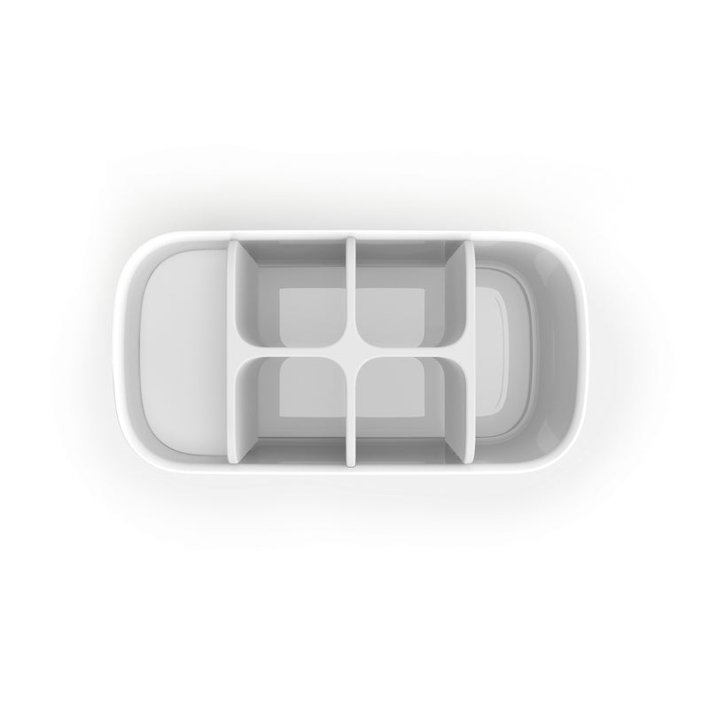 Easystore Large White Tootbrush Caddy