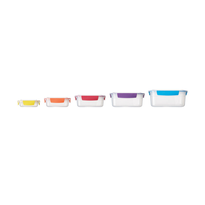 Nest Lock Multicolour Container Set - 5 Piece