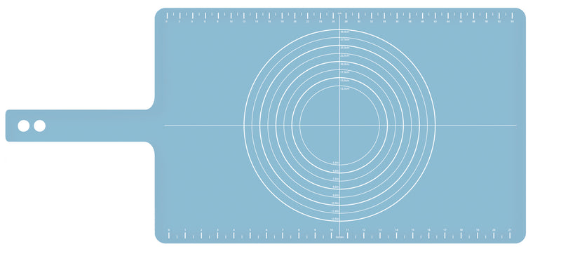 Rollup Silicone Pastry Mat - Blue