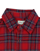 Check Shirt And Cord Set - Red