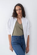 Lace Detail T-shirt - Green