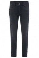 Push In Secret Capri With Side Stripe - Black