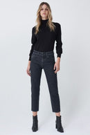Cropped True Slim Jean - Black