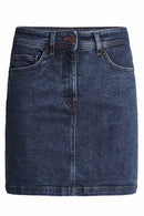 Secret Glamour Denim Mini Skirt - Mid Wash