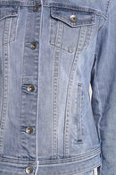 Slim Fit Denim Jacket - Light Wash