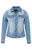 Slim Fit Denim Jacket - Light Wash