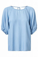 Reversible Tencel Top - Blue