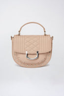 Messenger Crossbody Bag - Beige