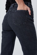 Cropped True Slim Jean - Black